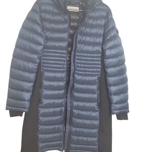 Calvin Klein Blue and Black Puffer Jacket